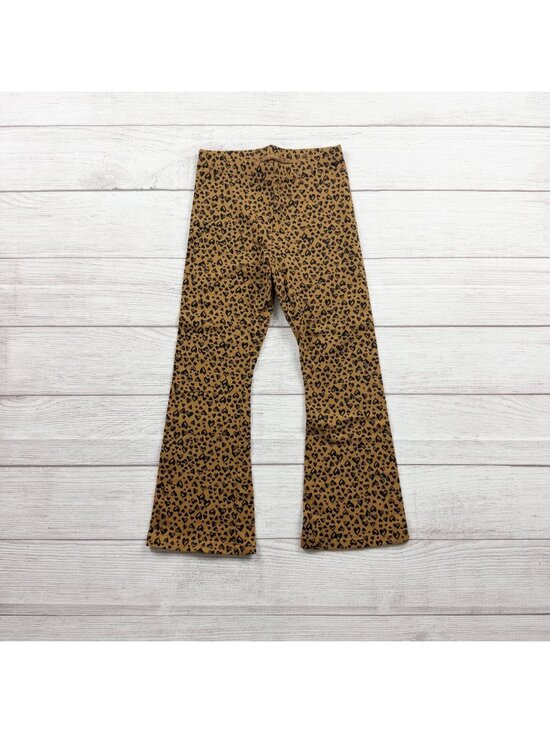 Old Navy Other - Old Navy Girls Leopard Print Flare Pants Stretchy S 6-7